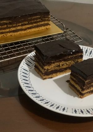 Foto resep 105. Opera cake