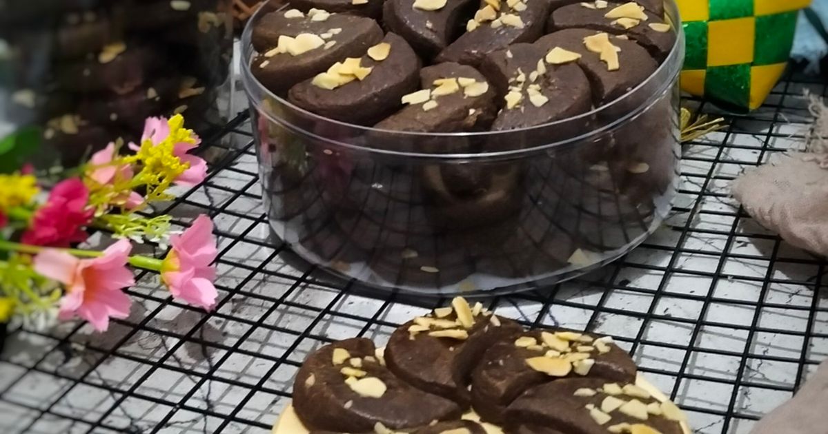 Choco Almond Cookies