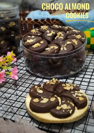 Foto resep Choco Almond Cookies