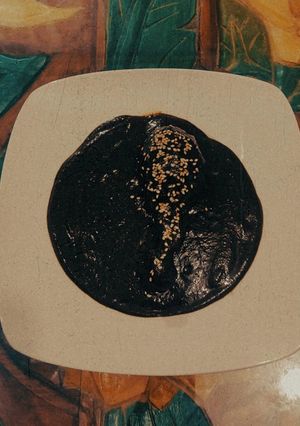 Una foto de Mole oaxaqueño
