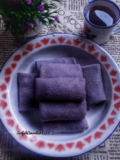 Foto resep Dadar Gulung Ubi Ungu