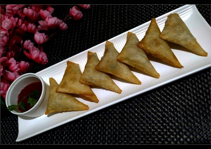 Cheese Corn Pocket samosa