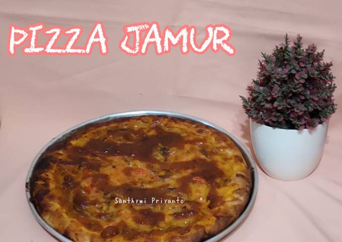 Resep 233. Pizza Jamur yang Bisa Manjain Lidah