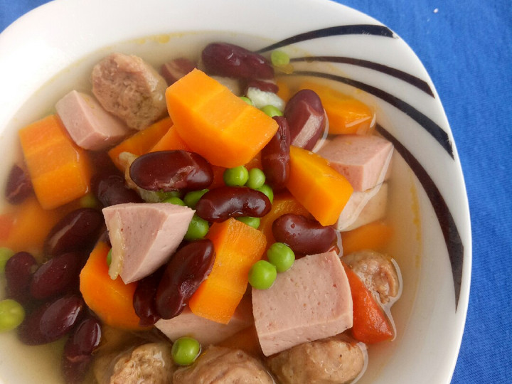 Resep Sop bakso kacang merah yang Sempurna