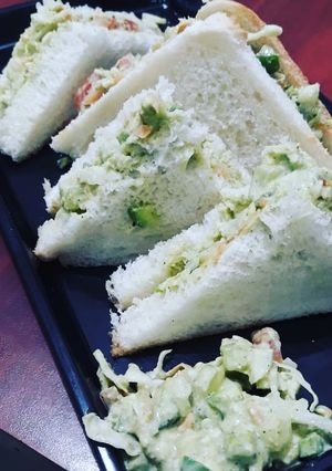 A picture of Vegetable Sandwich.