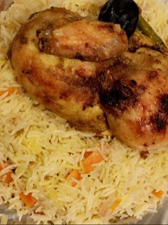 صورة لوصفة مندي دجاج مع رز