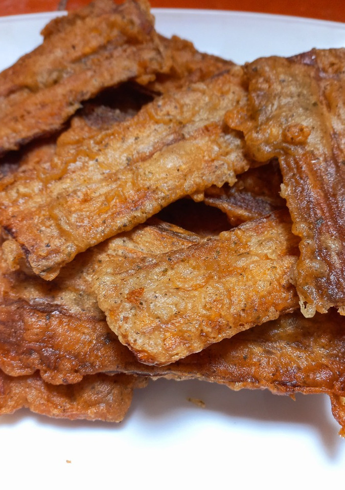 Una foto de Pencas de Acelga en Tempura - 天ぷらチャード