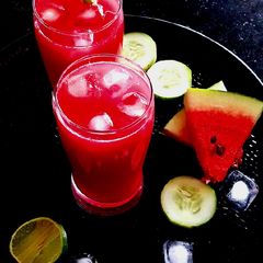 A picture of Watermelon Cucumber Cooler.
