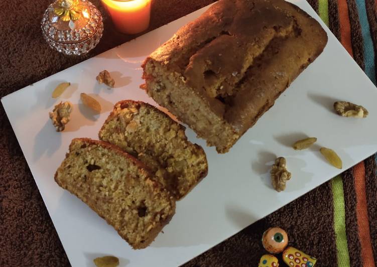 Recipe of Favorite Carrot wheat cake (eggless)