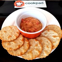 A picture of My Lentle & Tomato Dip 😁.