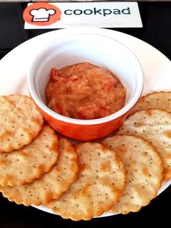 A picture of My Lentle & Tomato Dip 😁.