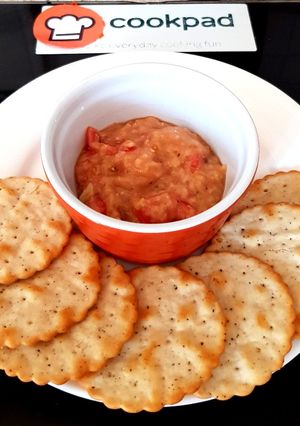A picture of My Lentle & Tomato Dip 😁.