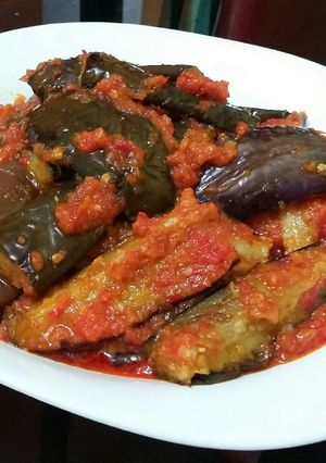 Foto resep Balado terong super pedas ala mama valen