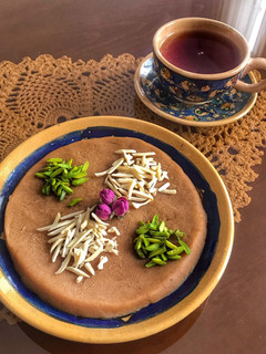 عکسی از دستور حلواى شير