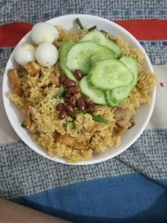 Hình của món Cơm rang thập cẩm.