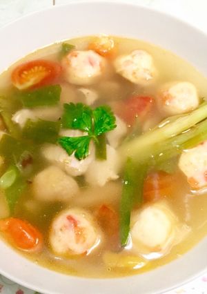 Foto resep Soup Tuna Jamur, Sehat bergizi. (Tanpa MSG)