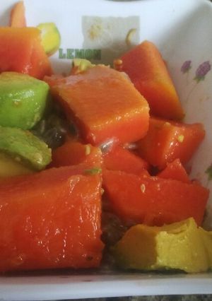 A picture of Fruit salad.