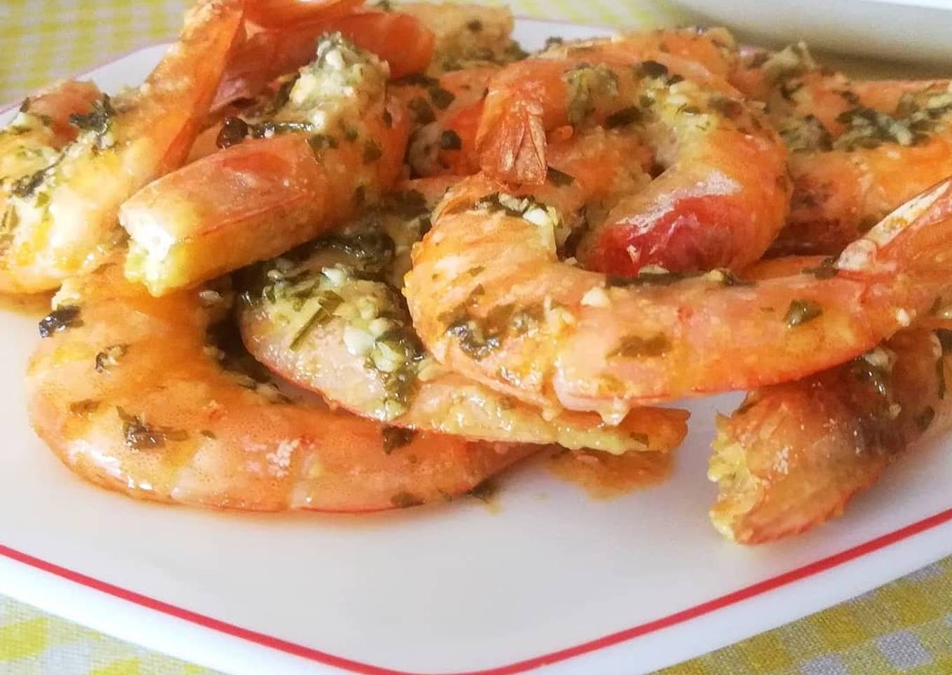 Langostinos al horno