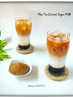 Foto resep Thai Tea Coconut Sugar Milk