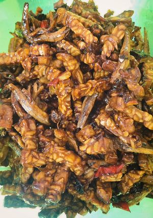 Foto resep Kering Tempe & Teri Jengki