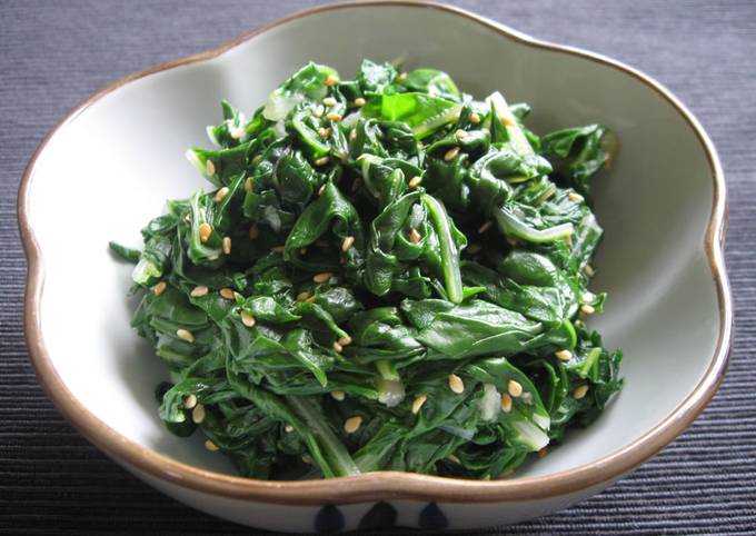 Recipe of Award-winning Silverbeet Leaves ‘Namul’