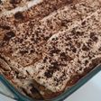 Tiramisú sin licor y sin huevo