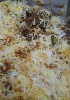 A picture of Spicy chicken biryani for ramdan special.