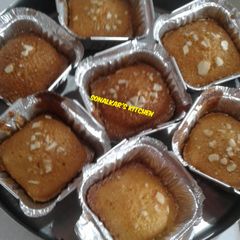 A picture of Moist Mawa Cake.