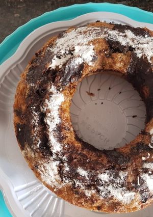 Foto de Bolo low carb de coco e cacau