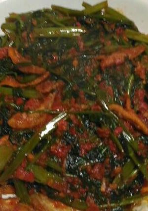 Foto resep Tumis pedas kangkung