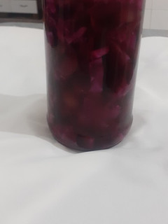 عکسی از دستور ترشی کلم بنفش