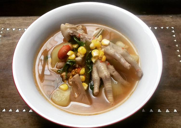 Cara Gampang meracik Sayur Asem Ceker Anti Gagal