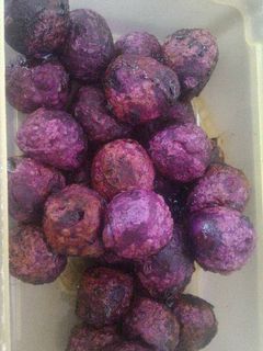 Foto resep Kue bola ubi ungu