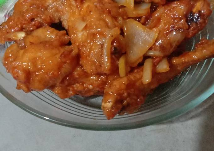 Resep Korean chicken wings, Enak Banget