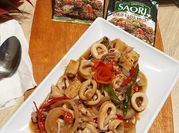 Gambar seafood lada hitam