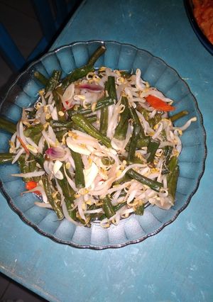 Foto resep Tumis toge + kacang panjang