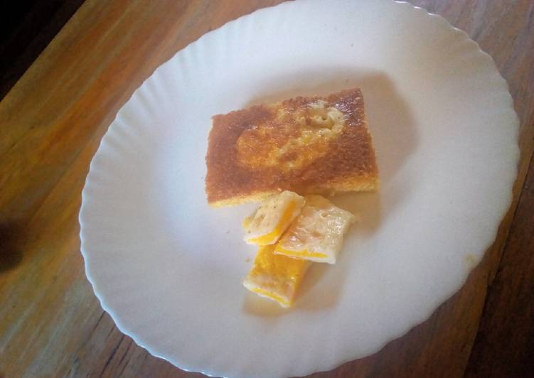 How to Prepare Super Quick Homemade Egg on toast #authorsmarathon