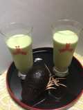 Batido de palta (aguacate)con leche