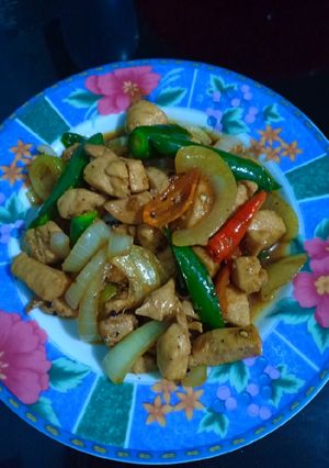 Foto resep Ayam lada hitam pedas