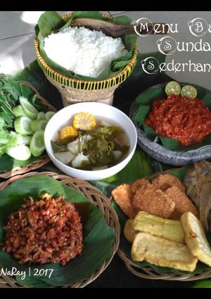 Foto resep Menu Bakul Sunda Sederhana