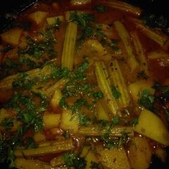 A picture of Aloo drumstick.