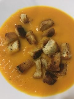Una foto de Crema zanahoria