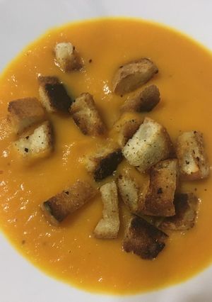 Una foto de Crema zanahoria