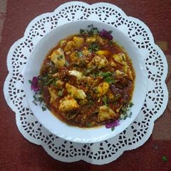 A picture of Egg Drop Curry..