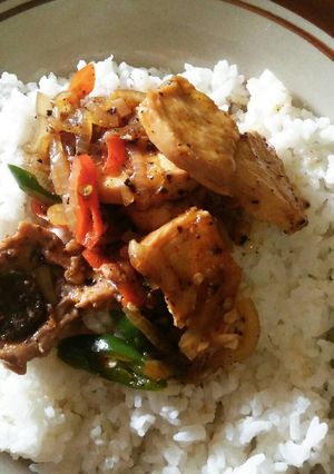 Foto resep Ayam Saus Lada Hitam