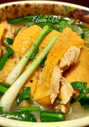 Hình của món Phở gà.