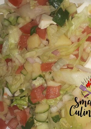 Salad din dankali da Kwai ainihin hoton girkin
