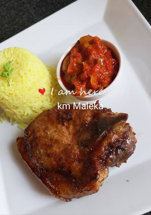 A picture of Pork chops.