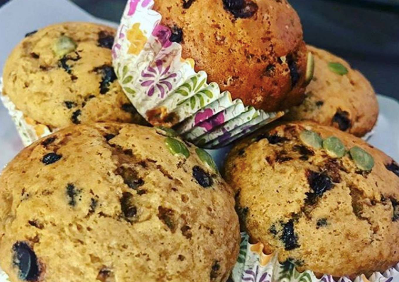 Banana and Choco Chip Muffins