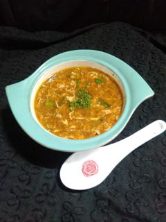 चिकन मंचाव सूप (chicken manchow soup recipe in marathi) रेसिपी चे मुख्य फोटो 